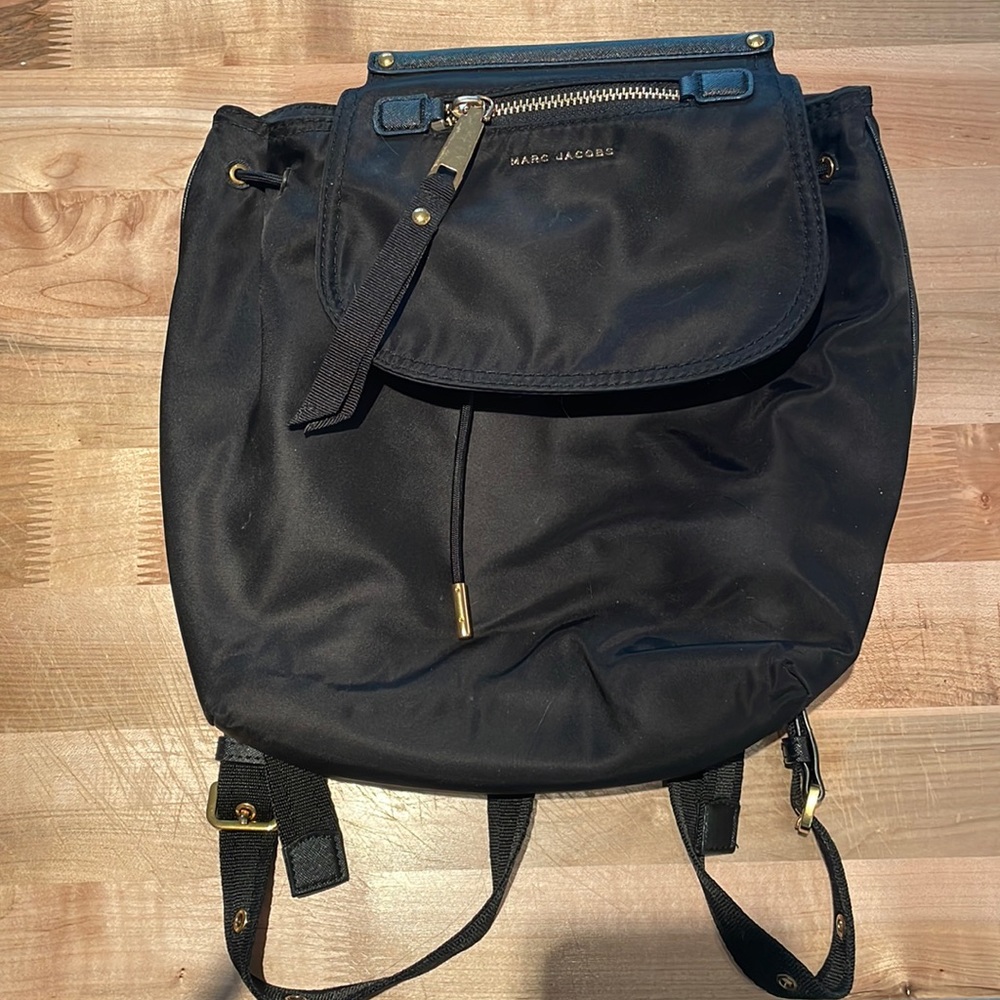 Marc Jacobs black backpack